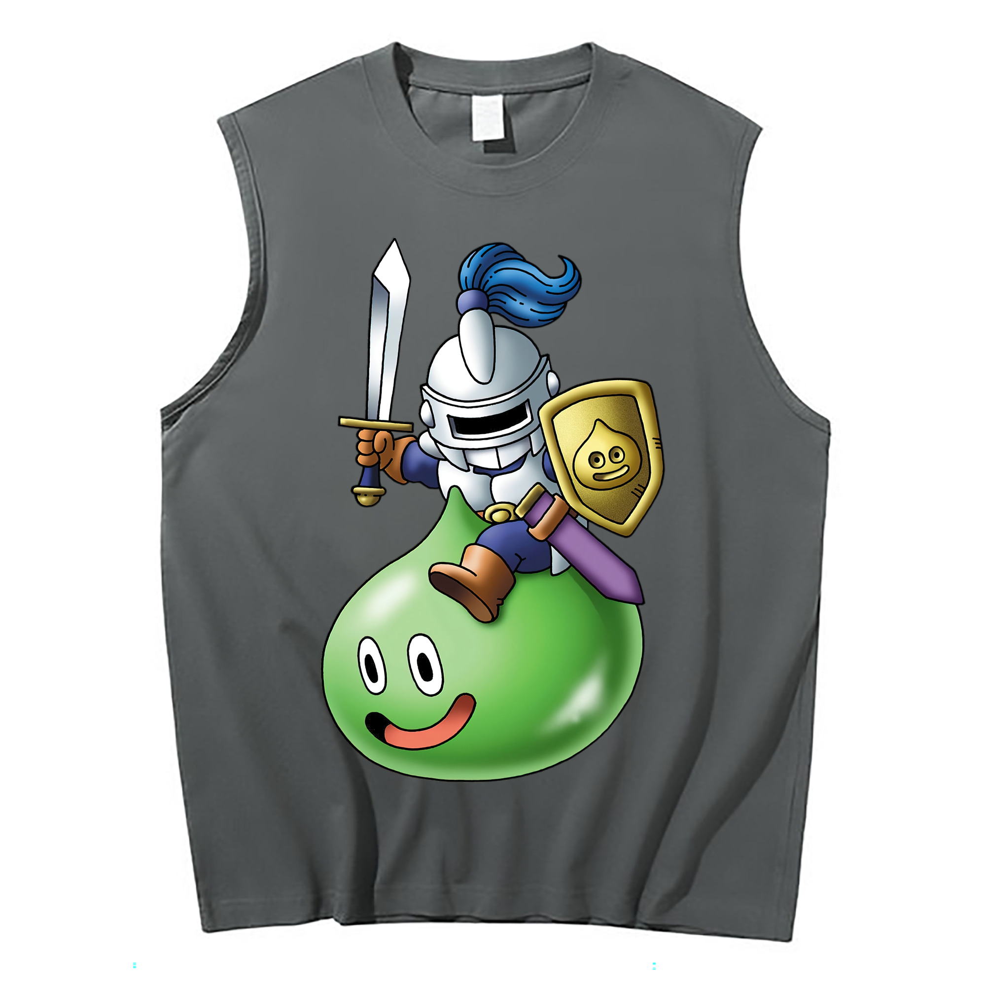 （画像用） ドラゴンクエスト Doragon Kuesuto Dragon Quest コットン100％タンクトップ（フロントプリント）